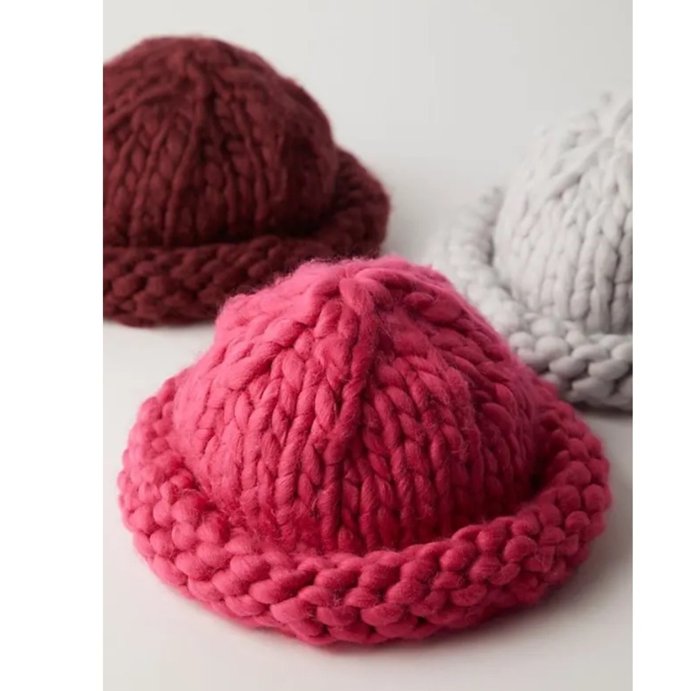 Free People Wyeth Woven Chunky Knit Beanie - Picture 5 of 7